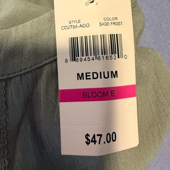 Skylar & Jade Boho Green Relaxed Tunic Dress - Picture 5 of 8